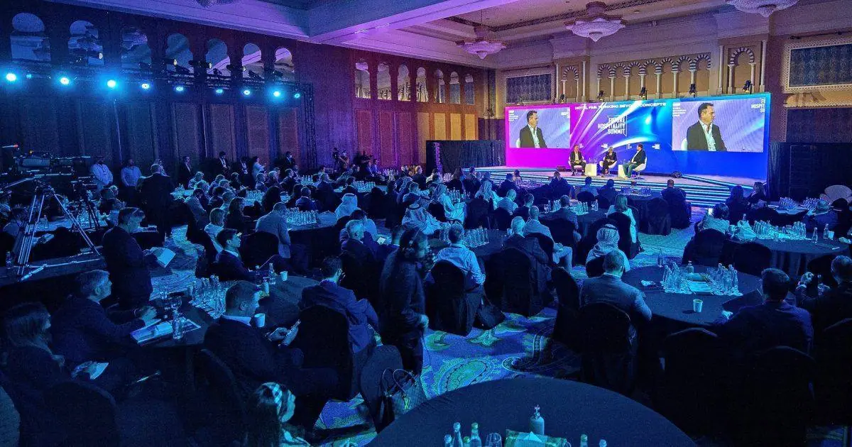 The plenary room at a Future Hospitality Summit event