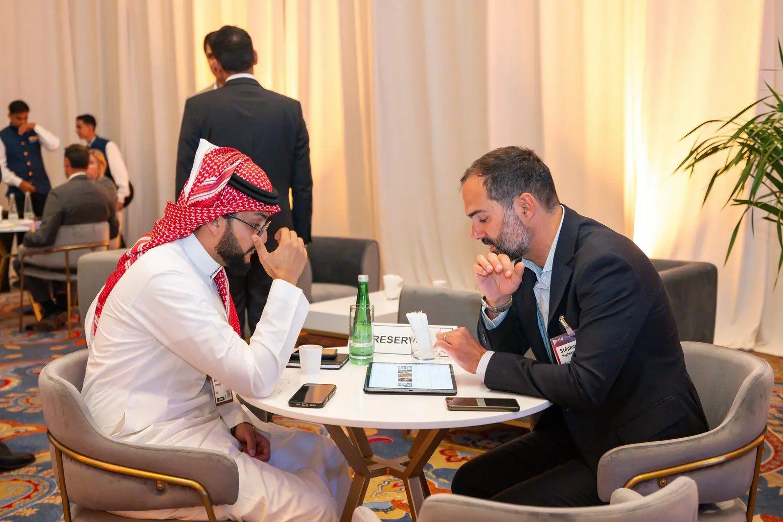 An investor meeting at a Future Hospitality Summit event